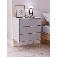 Swift Andie Ready Assembled 3 Drawer Midi Sideboard