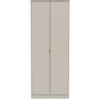Welcome Furniture Ready Assembled Linear 2 Door Wardrobe In Kashmir Matt