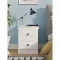 Welcome Furniture Ready Assembled Pembroke 3 Drawer Bedside Cabinet In Kashmir Ash
