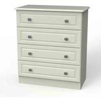 Welcome Furniture Ready Assembled Pembroke 4 Drawer Chest In Kashmir Ash