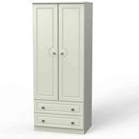 Welcome Furniture Ready Assembled Pembroke 2 Door 2 Drawer Wardrobe In Kashmir Ash