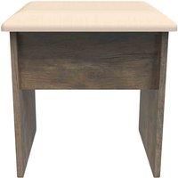 Welcome Furniture Ready Assembled Contrast Stool In Vintage Oak