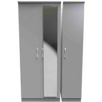 Hampshire Triple Mirror Wardrobe (Ready Assembled)