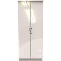 Welcome Furniture Ready Assembled Camden 2 Door Mirrored Robe In Kashmir Gloss