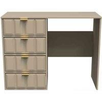 Welcome Furniture Ready Assembled Cube 4 Drawer Vanity In Mushroom