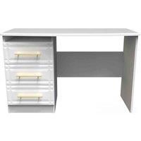 Welcome Furniture Ready Assembled Faye Vanity In White Ash