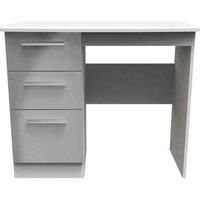 Welcome Furniture Ready Assembled Knightsbridge Vanity In Grey Gloss