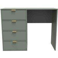 Welcome Furniture Ready Assembled Diego J 4 Drawer Vanity In Reed Green