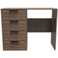 Welcome Furniture Ready Assembled Hong Kong C 4 Drawer Vanity In Carini Walnut