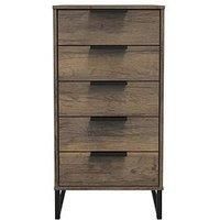 Swift Emerson Ready Assembled 5 Drawer Tallboy