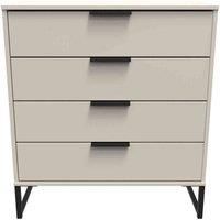 Welcome Furniture Ready Assembled Hong Kong G 4 Drawer Chest In Kashmir Matt