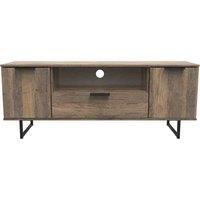 Swift Emerson Ready Assembled 2 Door 1 Drawer Wide Tv Unit