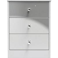 Swift Verity Ready Assembled 3 Drawer Bedside Cabinet