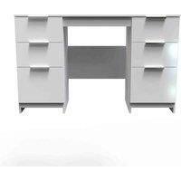 Dover Double Pedestal Desk (Ready Assembled)