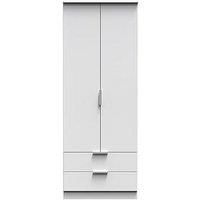 Dover 2 Door 2 Drawer Wardrobe (Ready Assembled)