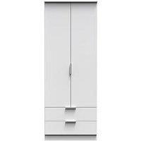 Dover 2 Door 2 Drawer Wardrobe (Ready Assembled)