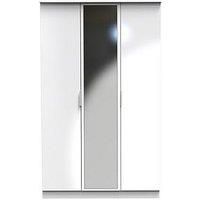 Dover Triple Mirror Wardrobe (Ready Assembled)