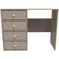 Welcome Furniture Ready Assembled Pixel 4 Drawer Vanity In Mushroom