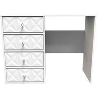 Welcome Furniture Ready Assembled Pixel 4 Drawer Vanity In White Matt