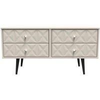 Welcome Furniture Ready Assembled Pixel 4 Drawer Bed Box In Kashmir Matt