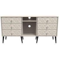 Welcome Furniture Ready Assembled Pixel 6 Drawer Sideboard In Kashmir Matt