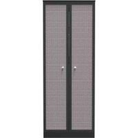 Welcome Furniture Ready Assembled Rattan 2 Door Wardrobe In Smooth Black