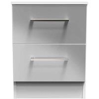 Gloucester 2 Drawer Bedside Cabinet (Ready Assembled)