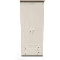 Welcome Furniture Ready Assembled Vienna 2 Door 2 Drawer Wardrobe In Cream Ash & Oak
