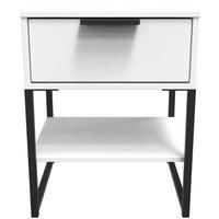 Welcome Furniture Ready Assembled Diego G Double Open Unit In White Matt