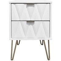 Swift Versailles Ready Assembled 2 Drawer Bedside Chest - Fsc Certified