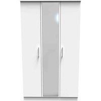 Cornwall Triple Mirror Wardrobe (Ready Assembled)