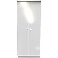 Swift Lumiere Ready Assembled 2 Door Wardrobe With Sensor Lighting With Led Lights