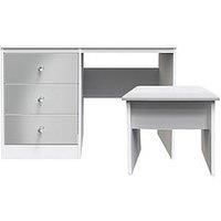 Swift Verity Ready Assembled 2 Piece Set - Dressing Table & Stool