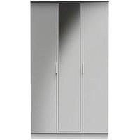 Swift Adair Ready Assembled 3 Door Mirrored Wardrobe