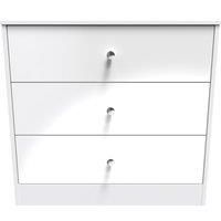 Ready Assembled 2 U Taunton 3 Drawer Chest (Ready Assembled) in White