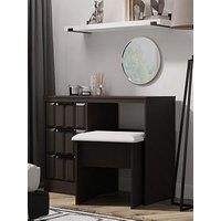 Welcome Furniture Ready Assembled New York Vanity In Graphite