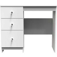 Welcome Furniture Ready Assembled Yarmouth Vanity In White Gloss & White