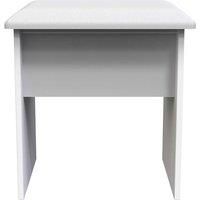Welcome Furniture Ready Assembled Norfolk Stool In White Ash & Bardolino Oak
