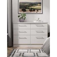 Welcome Furniture Ready Assembled Las Vegas 3 Drawer Deep Chest In Graphite