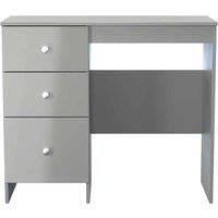 Welcome Furniture Ready Assembled Yarmouth Vanity In Uniform Gloss & Dusk Grey