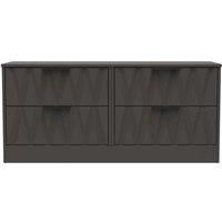 Welcome Furniture Ready Assembled Las Vegas 4 Drawer Bed Box In Graphite