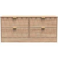 Welcome Furniture Ready Assembled Las Vegas 4 Drawer Bed Box In Bardolino Oak
