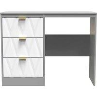 Welcome Furniture Ready Assembled Las Vegas Vanity In White Matt & Dusk Grey