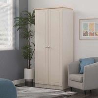 Welcome Furniture Ready Assembled Norfolk 2Ft6In Plain Wardrobe In Kashmir Ash & Bardolino Oak