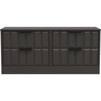 Welcome Furniture Ready Assembled New York 4 Drawer Bed Box In Graphite