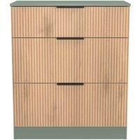 Welcome Furniture Ready Assembled Java 3 Drawer Deep Chest