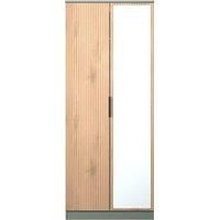 Welcome Furniture Ready Assembled Java Double Mirror Wardrobe