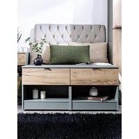 Welcome Furniture Ready Assembled Bora 2 Drawer Openshelf Bed Box
