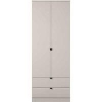 Welcome Furniture Ready Assembled Bora 2 Drawer Double Wardrobe