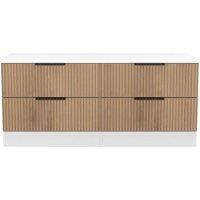 Welcome Furniture Ready Assembled Java 4 Drawer Bed Box